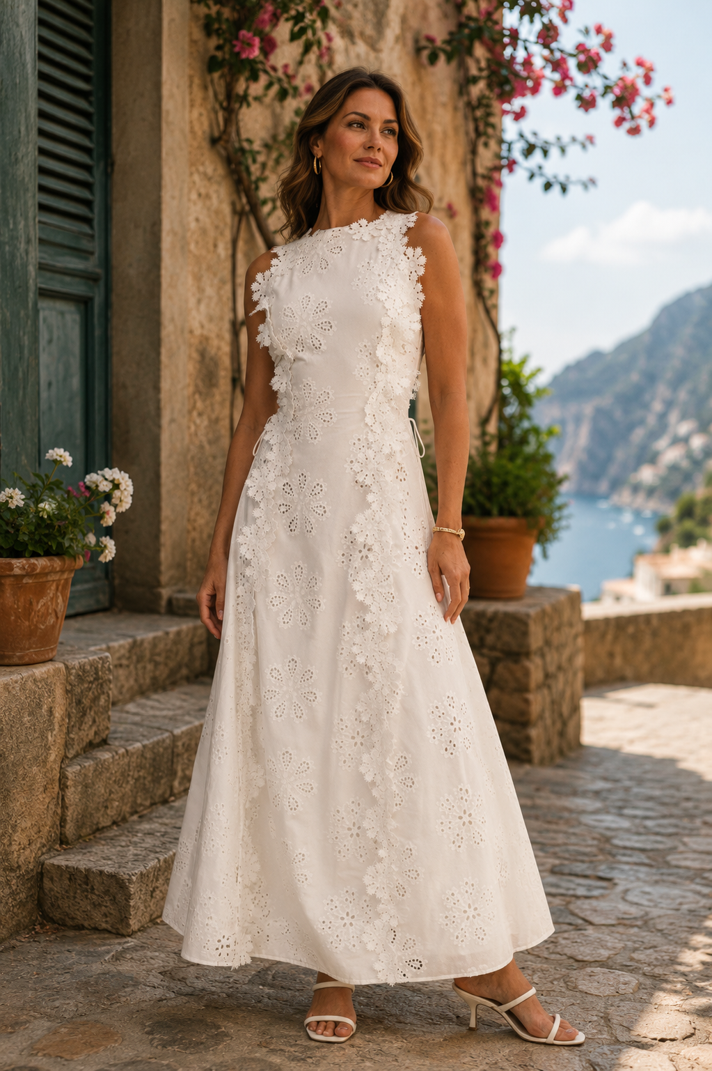 Zsófia | Elegáns Hímzett Maxi Ruha - Image 1