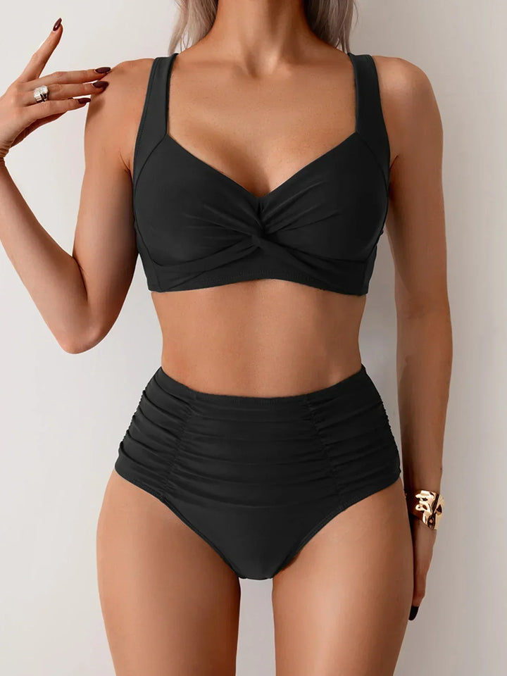 LILIANA - Bikini Bandeau Model met Buikcontrole en Elegante Strandstijl - Image 1