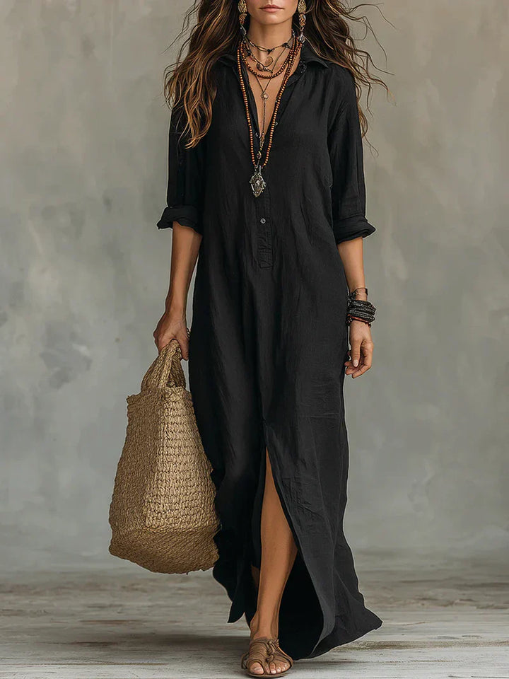WILLOW | Müheloses Maxi-Kleid mit schmeichelhafter Silhouette Vielseitig für den Alltag - Image 1