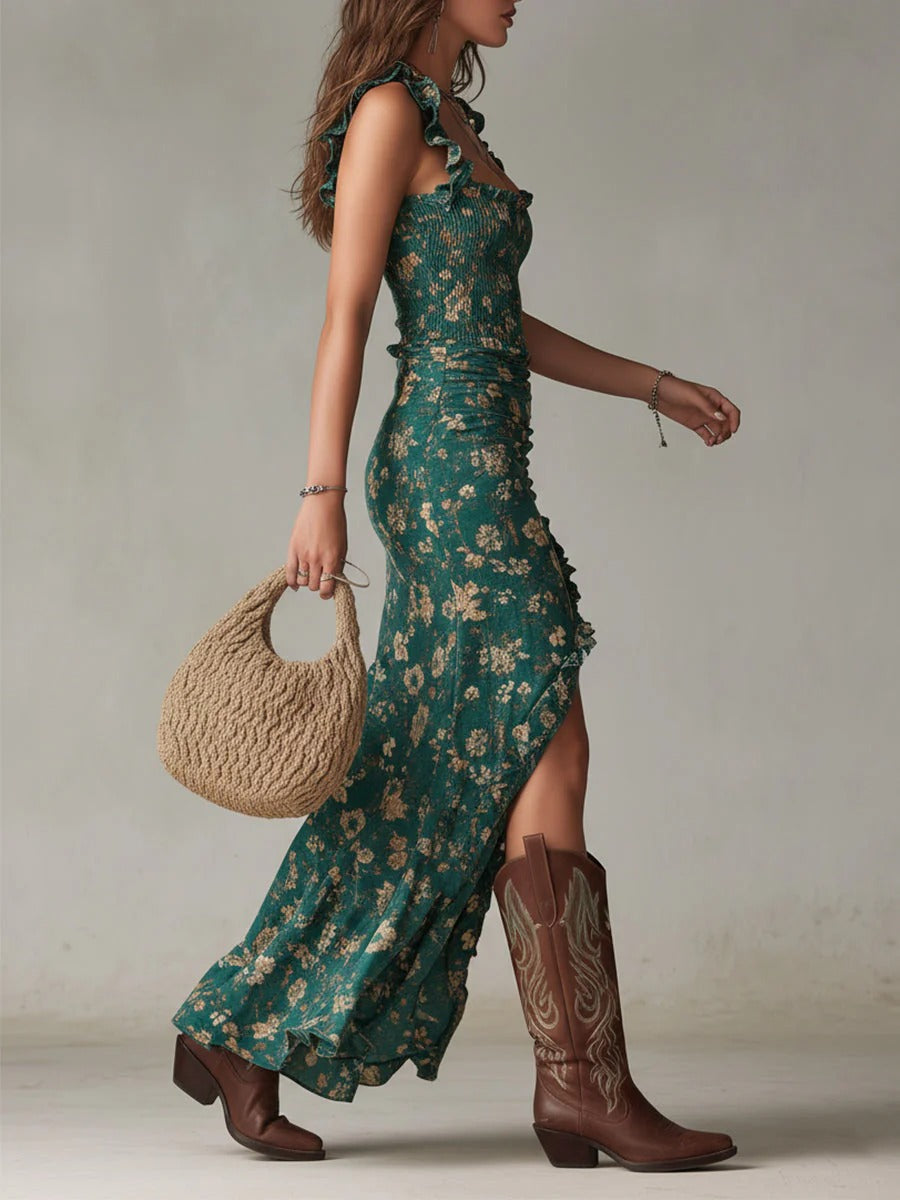 Zara | Maxi Boho Retro Ruha