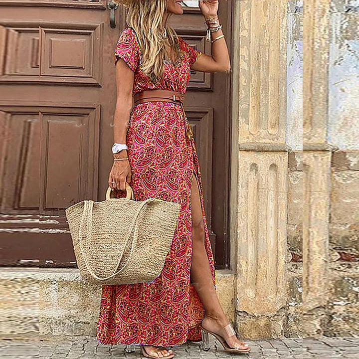 Sybella - Zwiewna maxi sukienka boho - Image 4